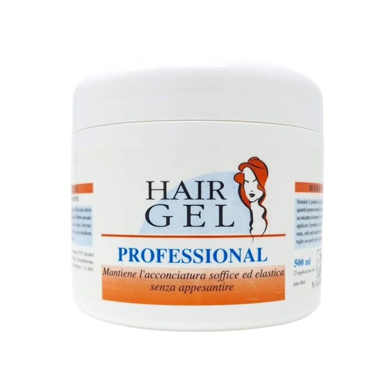 Gel per Capelli Uomo Professionale 500ml Extra Forte Fragranza Fresca e Sensuale