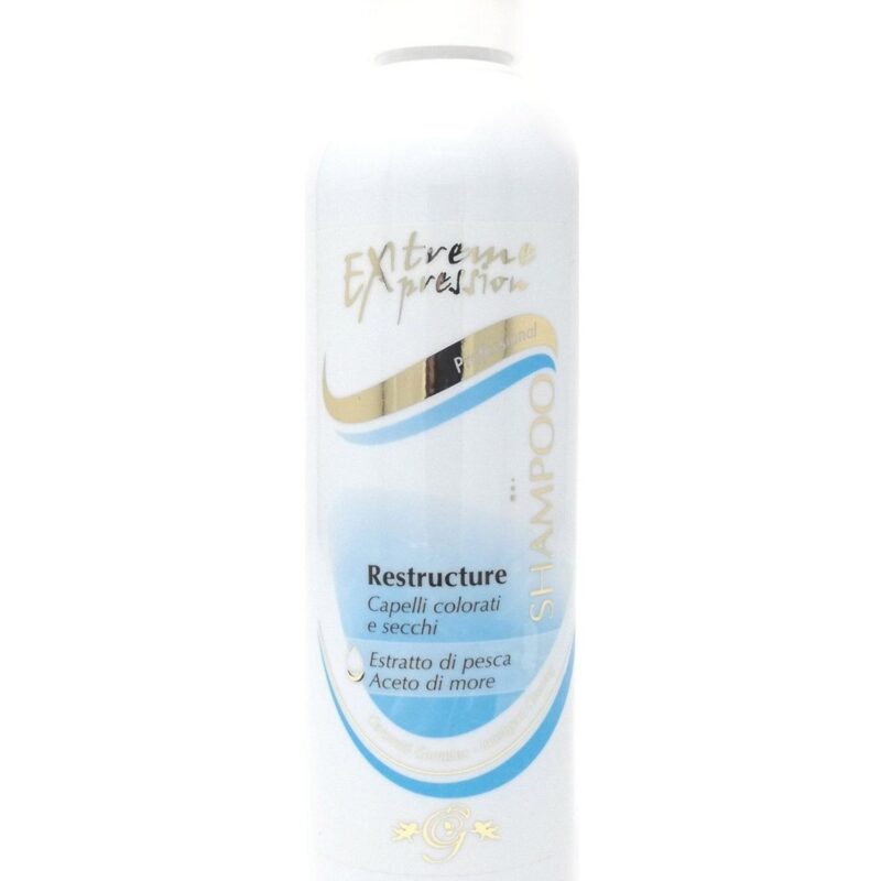 Shampoo Professionale Capelli Colorati e Secchi Extreme Expression Restructure 250ml Made In Italy