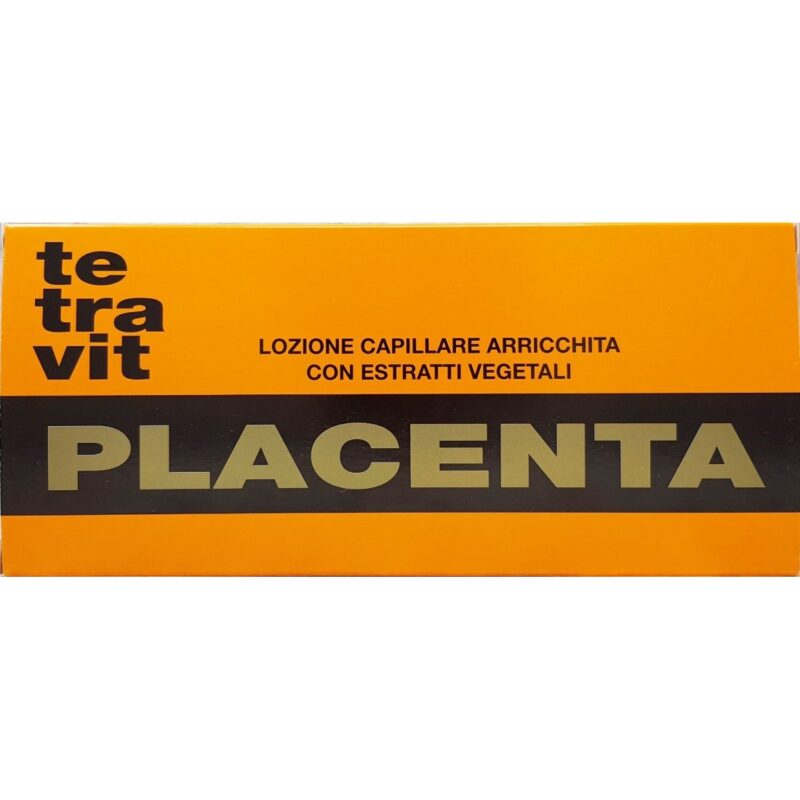 Fiale per Capelli Con Estratto Vegetale alla Placenta Professionale da 12 Fiale